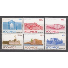 Mozambique Correo Yvert 1159/64 ** Mnh Fortalezas