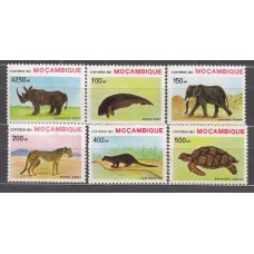Mozambique Correo Yvert 1168/73 ** Mnh Fauna