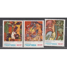 Mozambique Correo Yvert 1198/1200 ** Mnh Pinturas