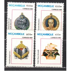 Mozambique Correo Yvert 1241/44 ** Mnh Decoraciones