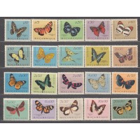 Mozambique Correo Yvert 419/38 * Mh Fauna - Mariposas