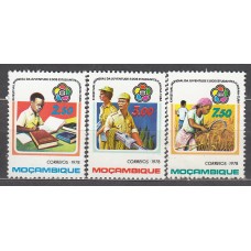 Mozambique Correo Yvert 662/64 ** Mnh Festival de la Juventud