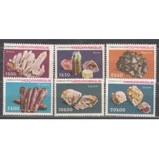 Mozambique Correo Yvert 706/11 ** Mnh Minerales