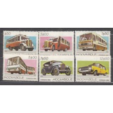 Mozambique Correo Yvert 737/42 ** Mnh Transportes - Coches
