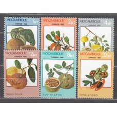 Mozambique Correo Yvert 878/83 ** Mnh Frutos de Mozambique