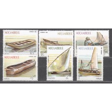 Mozambique Correo Yvert 891/96 ** Mnh Barcos Tradicionales
