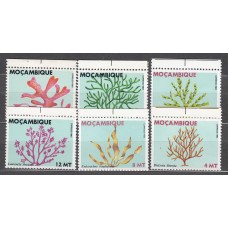 Mozambique Correo Yvert 902D/J ** Mnh Flora Marina - Algas