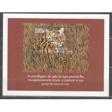 Mozambique - Hojas Yvert 34 ** Mnh Fauna - Tigre