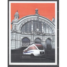 Mozambique - Hojas Yvert 29J ** Mnh Trenes