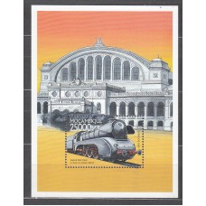 Mozambique - Hojas Yvert 29H ** Mnh Trenes