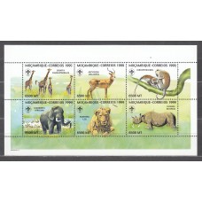 Mozambique Correo Yvert 1384/89 ** Mnh Fauna 
