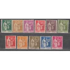 Francia - Correo 1932 Yvert 280/9 usado
