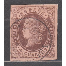 España Clásicos 1862 Edifil 58A usado
