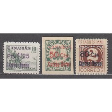 Canarias Correo 1938 Edifil 37/39 * Mh