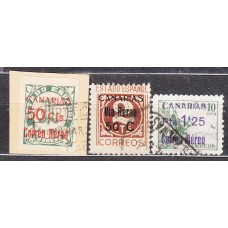 Canarias Correo 1938 Edifil 37/9 Usado