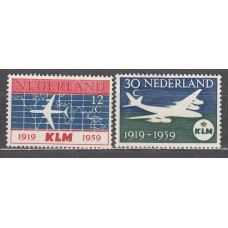Holanda - Correo 1959 Yvert 710/1 * Mh Aviones