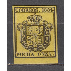 España Clásicos 1854 Edifil 28 ** Mnh