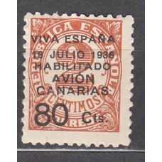 Canarias Correo 1937 Edifil 5 ** Mnh 