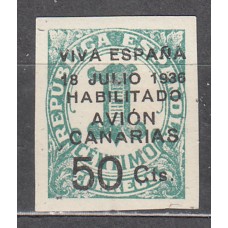 Canarias Correo 1937 Edifil 4A * Mh
