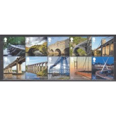 Gran Bretaña - Correo 2015 Yvert 4117/26 ** Mnh Arquitectura Puentes