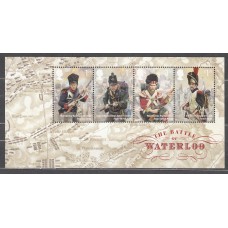 Gran Bretaña - Correo 2015 Yvert 4176/79 ** Mnh Batalla de Waterloo