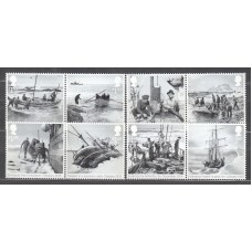 Gran Bretaña - Correo 2016 Yvert 4249/56 ** Mnh Expedición en la Antartida - Barcos