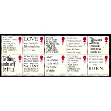 Gran Bretaña - Correo 2016 Yvert 4275/84 ** Mnh Personaje William Shakespeare