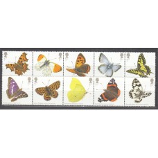 Gran Bretaña - Correo 2013 Yvert 3888/97 ** Mnh Fauna  Mariposas