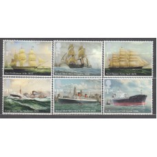 Gran Bretaña - Correo 2013 Yvert 3914/19 ** Mnh Barcos