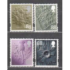 Gran Bretaña - Correo 2013 Yvert 3834/37 ** Mnh Emisiones Regionales