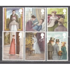 Gran Bretaña - Correo 2013 Yvert 3800/5 ** Mnh Personaje Jane Austen