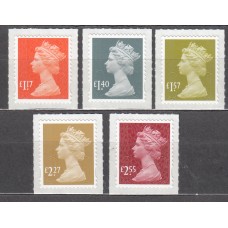 Gran Bretaña Correo 2017 Yvert 4421/25 ** Mnh Basica Isabel II