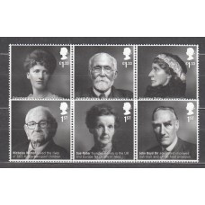 Gran Bretaña - Correo 2016 Yvert 4269/74 ** Mnh Personajes Humanistas Britanicos