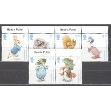 Gran Bretaña - Correo 2016 Yvert 4326/31 ** Mnh Dibujos Animados Beatriz Potter