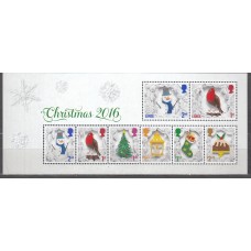 Gran Bretaña - Correo 2016 Yvert 4373/80 ** Mnh Navidad