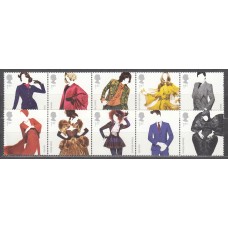 Gran Bretaña - Correo 2012 Yvert 3655/64 ** Mnh Moda Inglesa