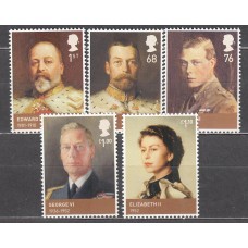 Gran Bretaña - Correo 2012 Yvert 3589/93 ** Mnh Reyes y Reinas Britanicos