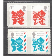Gran Bretaña - Correo 2012 Yvert 3574/77 ** Mnh Juegos Olimpicos y Paralimpicos Londres 2012 - Deportes