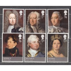 Gran Bretaña - Correo 2011 Yvert 3536/41 ** Mnh Reyes de Inglaterra Hannover