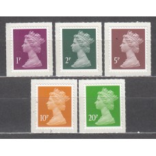 Gran Bretaña - Correo 2011 Yvert 3476/80 ** Mnh Básica Isabel II