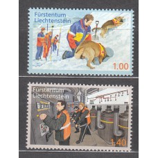 Liechtenstein Correo 2013 Yvert 1606/7 ** Mnh Protección Civil