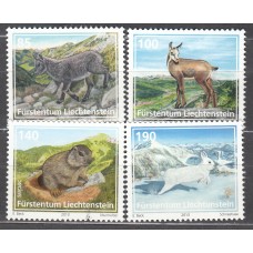 Liechtenstein Correo 2013 Yvert 1616/19 ** Mnh Fauna - Crias de los Alpes