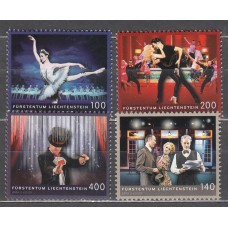 Liechtenstein Correo 2013 Yvert 1623/26 ** Mnh Arte Espectaculo