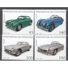 Liechtenstein Correo 2013 Yvert 1629/32 ** Mnh Coches de Colección