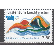 Liechtenstein Correo 2013 Yvert 1640 ** Mnh Juegos Olimpicos de Invierno Sotchi - Deportes