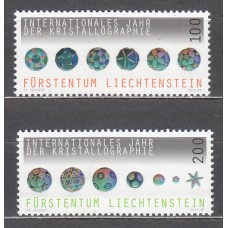 Liechtenstein - Correo 2014 Yvert 1662/63 ** Mnh Cristales