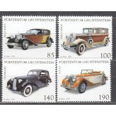 Liechtenstein - Correo 2014 Yvert 1666/69 ** Mnh Coches Limusinas