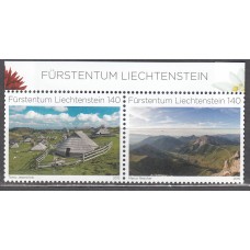 Liechtenstein - Correo 2015 Yvert 1713/14 ** Mnh Paisajes