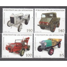 Liechtenstein - Correo 2015 Yvert 1715/18 ** Mnh Vehiculos especiales y utilitarios