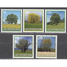 Liechtenstein - Correo 2016 Yvert 1738/42 ** Mnh Flora - Arboles